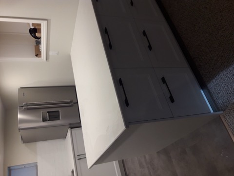 Finished basement, second view showing finish details
